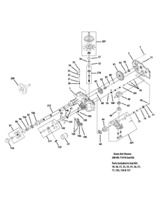 Transmission Rh 618-06021b Diagram and Parts List for Z-FORCELZ54 (17BIDAGC-17BIDAGC010)(2015) Cub Cadet Lawn Tractor